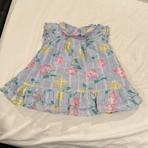 Janie and Jack Pale Blue Floral Dress​​​​​​​